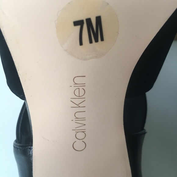Calvin Klein Peep-Toe Heels Size 7 - Picture 8 of 8